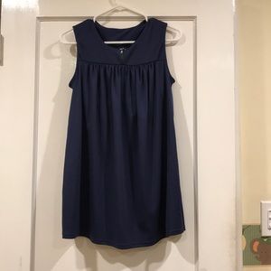Blue Sleeveless Top